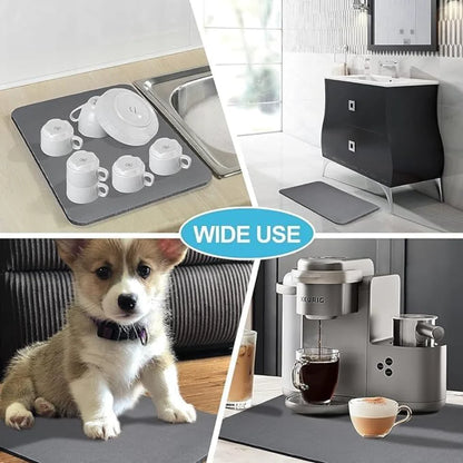 Kitchen Mat Drying Counter Absorbent Dish