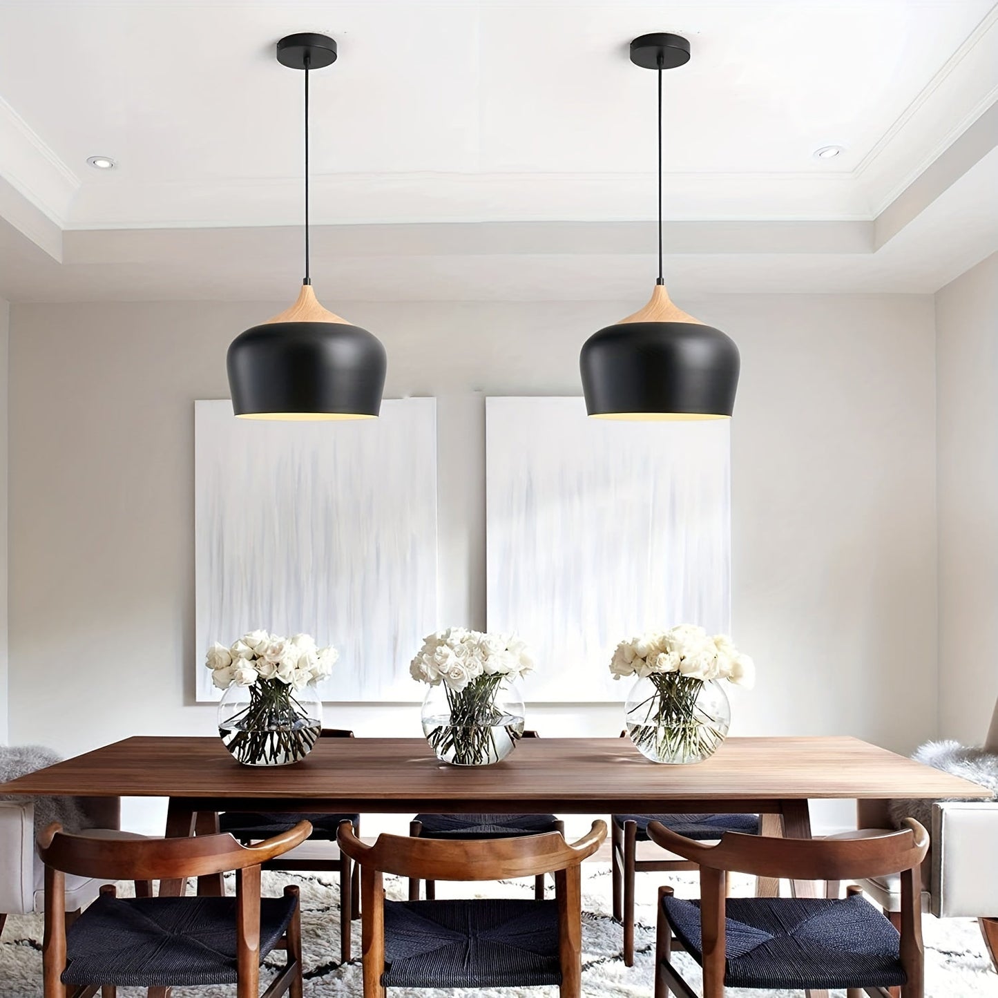 Modern Scandinavian Pendant Light Iron &