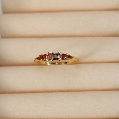 Mothers Day Gold Ring Set Stackable