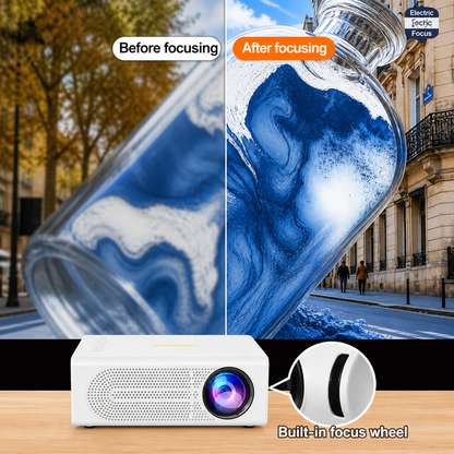 Portable Mini Projector Movies Gaming 1080P