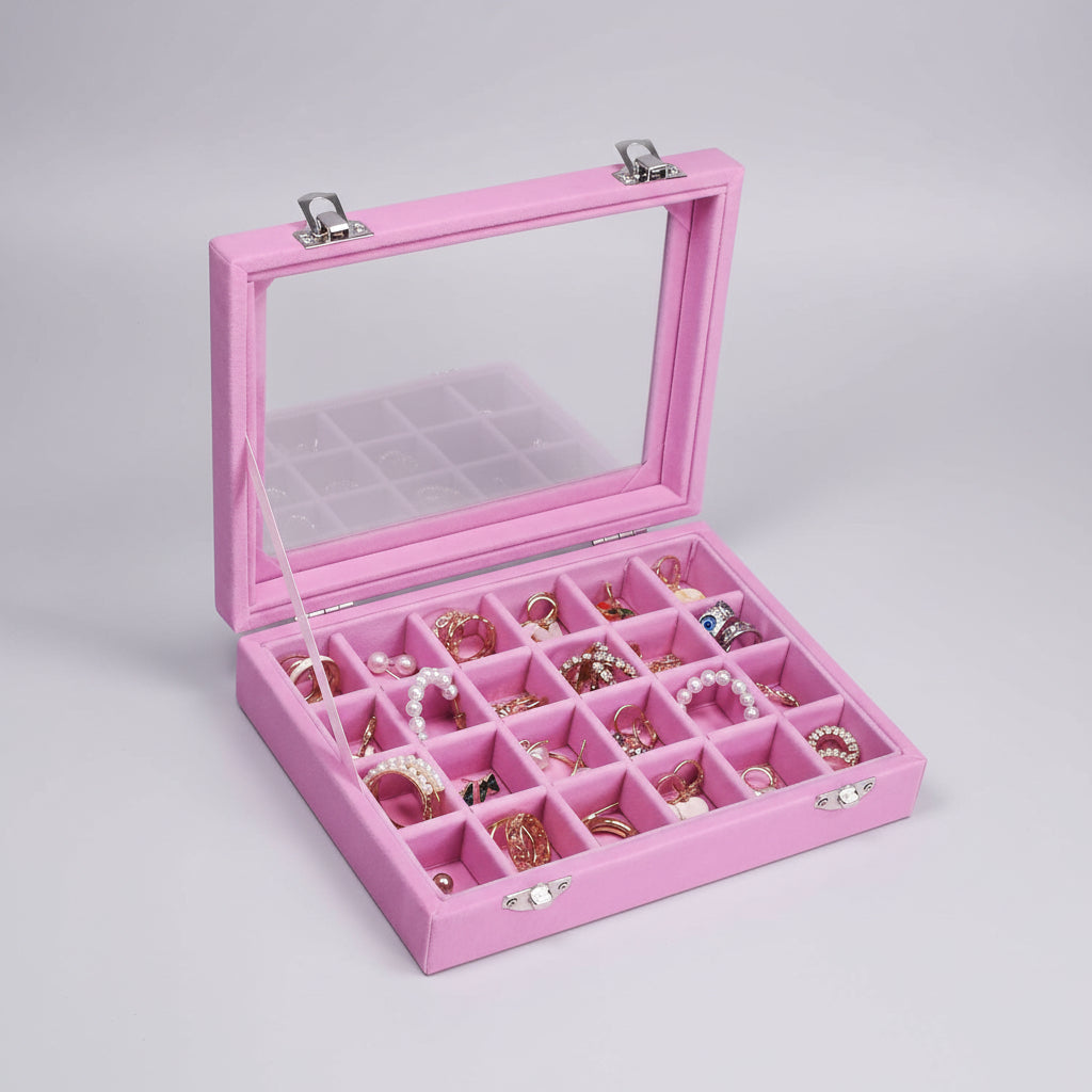 Jewelry Organizer Mothers Day Velvet Storage