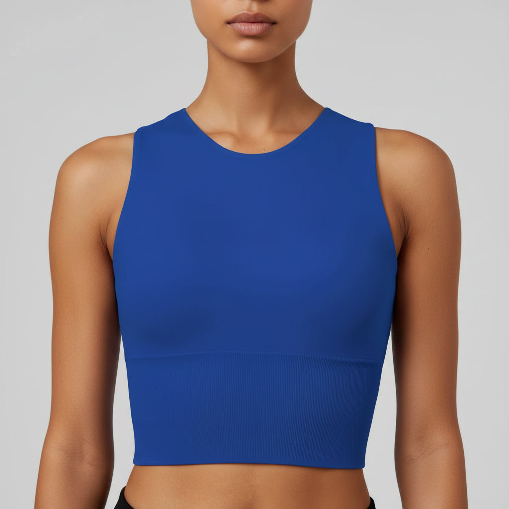 Womens Pickleball Crop Tank High Stretch