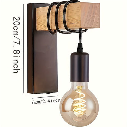 Modern Industrial Wall Sconce E27 Base &