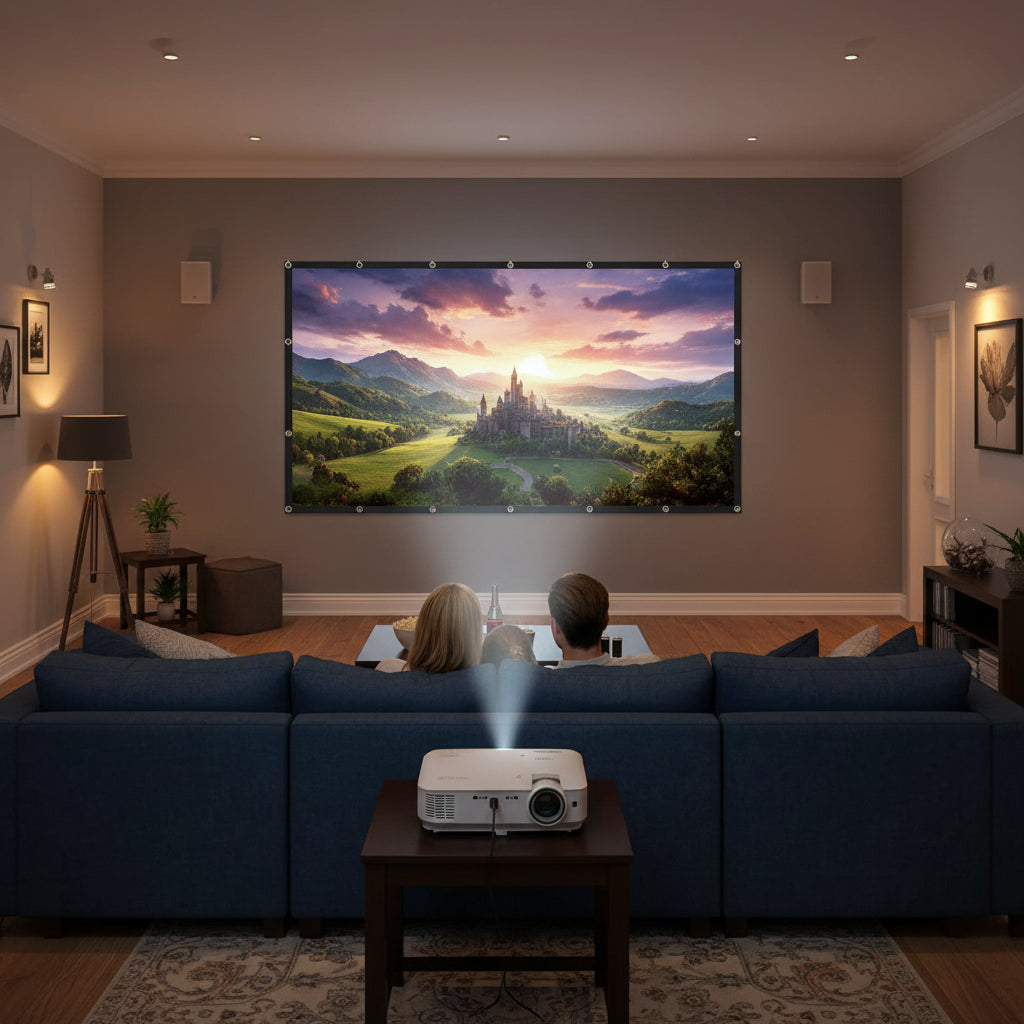 Portable 120 Inch Projector Screen Outdoor