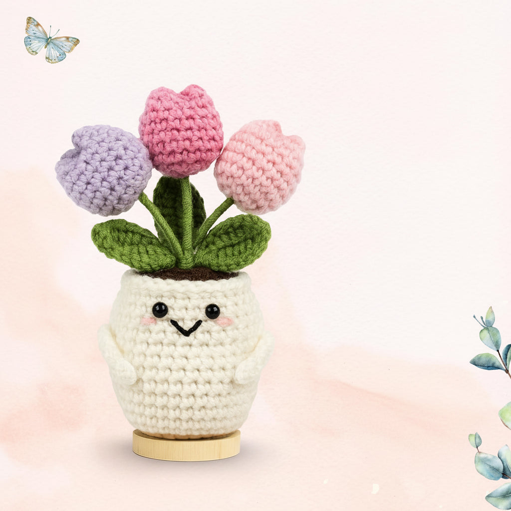 Mothers Day Gifts Crochet Flower Handmade