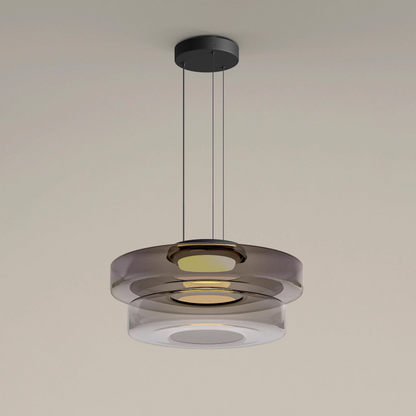 Glass Pendant Lamp Bauhaus Style Hanging