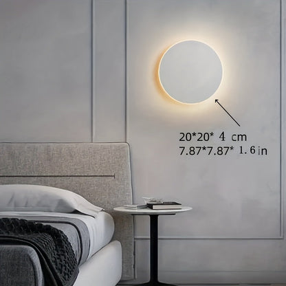 Minimalist Round LED Wall Light Modern