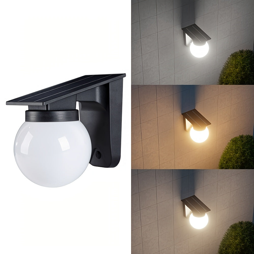 Solar Globe LED Wall Light Smart Dimmable
