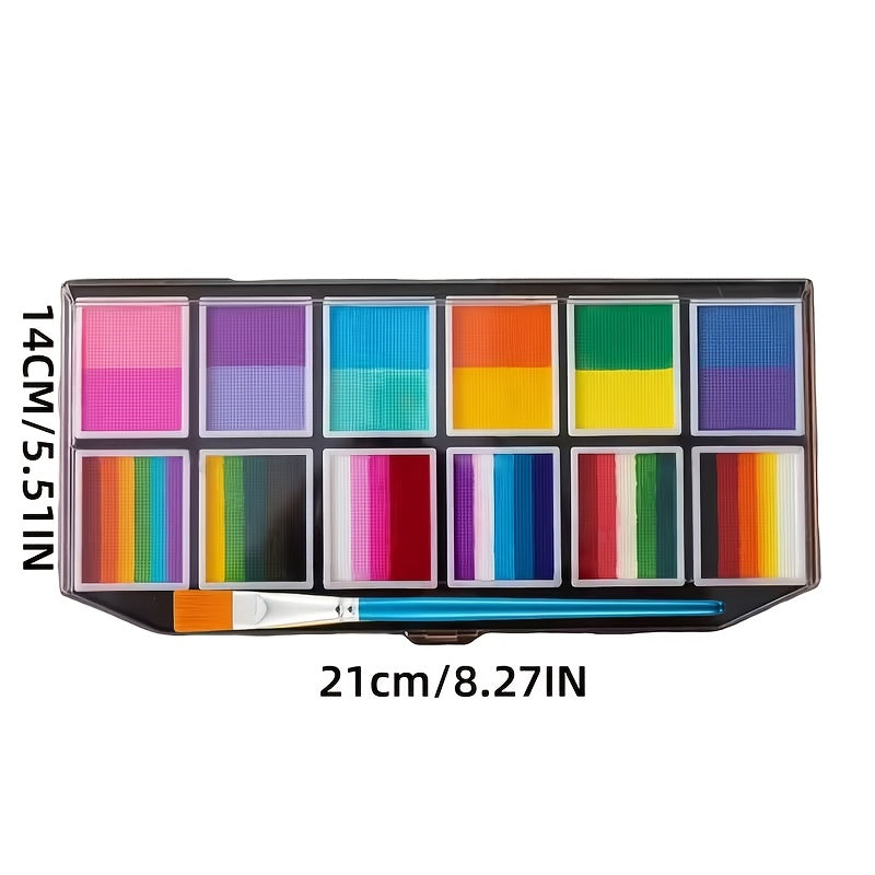 Soccer Ball Face Paint Kit Neon Colors
