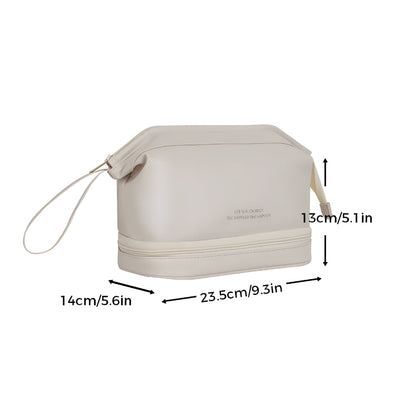 Makeup Bag Travel Organizer PU Shell