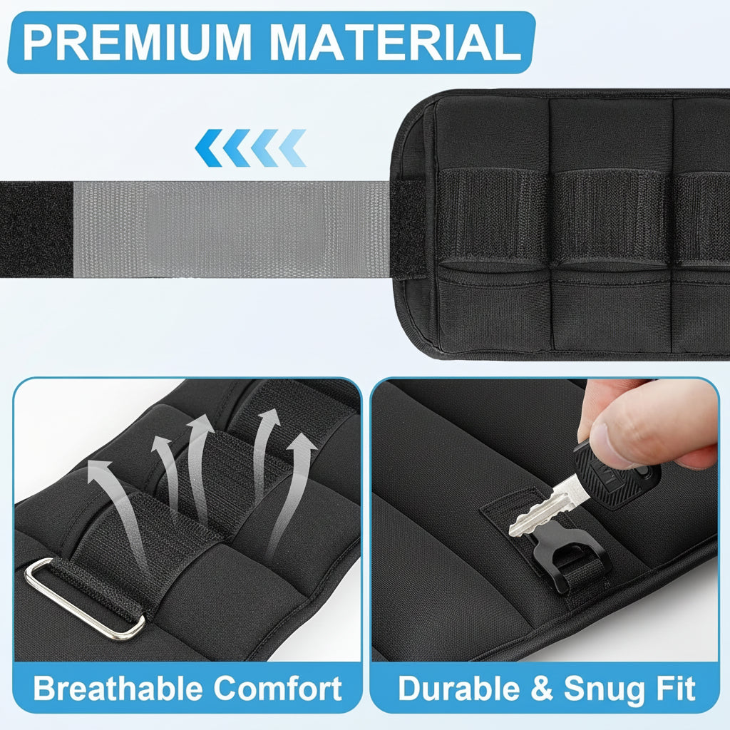 Ankle Weights Adjustable Fitness Leg