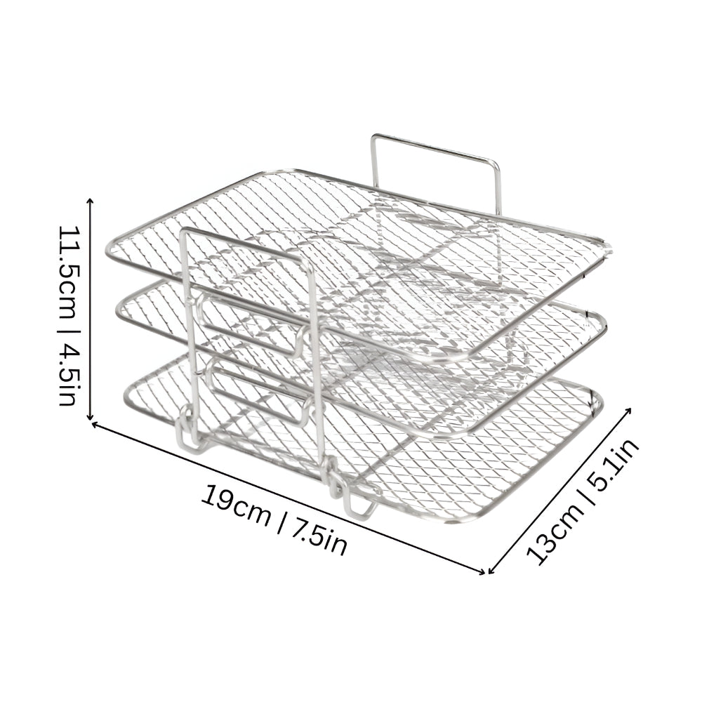 Air Fryer Rack Stackable Kitchen Cooking