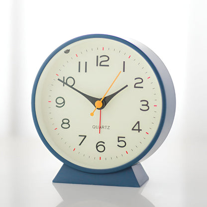 Alarm Clock Silent Quartz Vintage Table