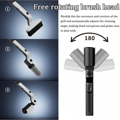 Grill Brush Electric Rechargeable Stainless