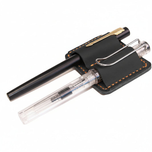 Pen Holder Leather Journal Clip Hand