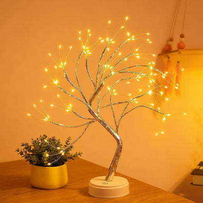 Table Lamp Decorative Bonsai Tree LED Light