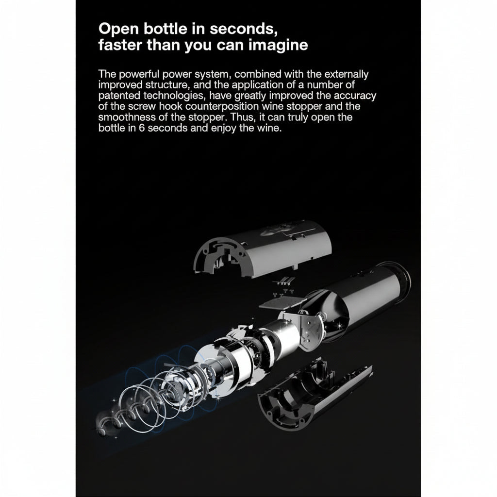 Wine Opener Electric Automatic Corkscrew