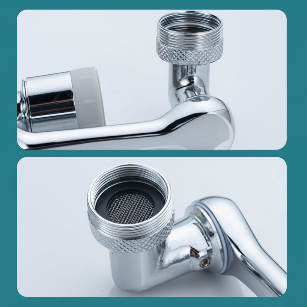Faucet Extender Rotating Splash Filter