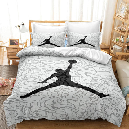 Bedding Set Basketball Print Duvet Cover