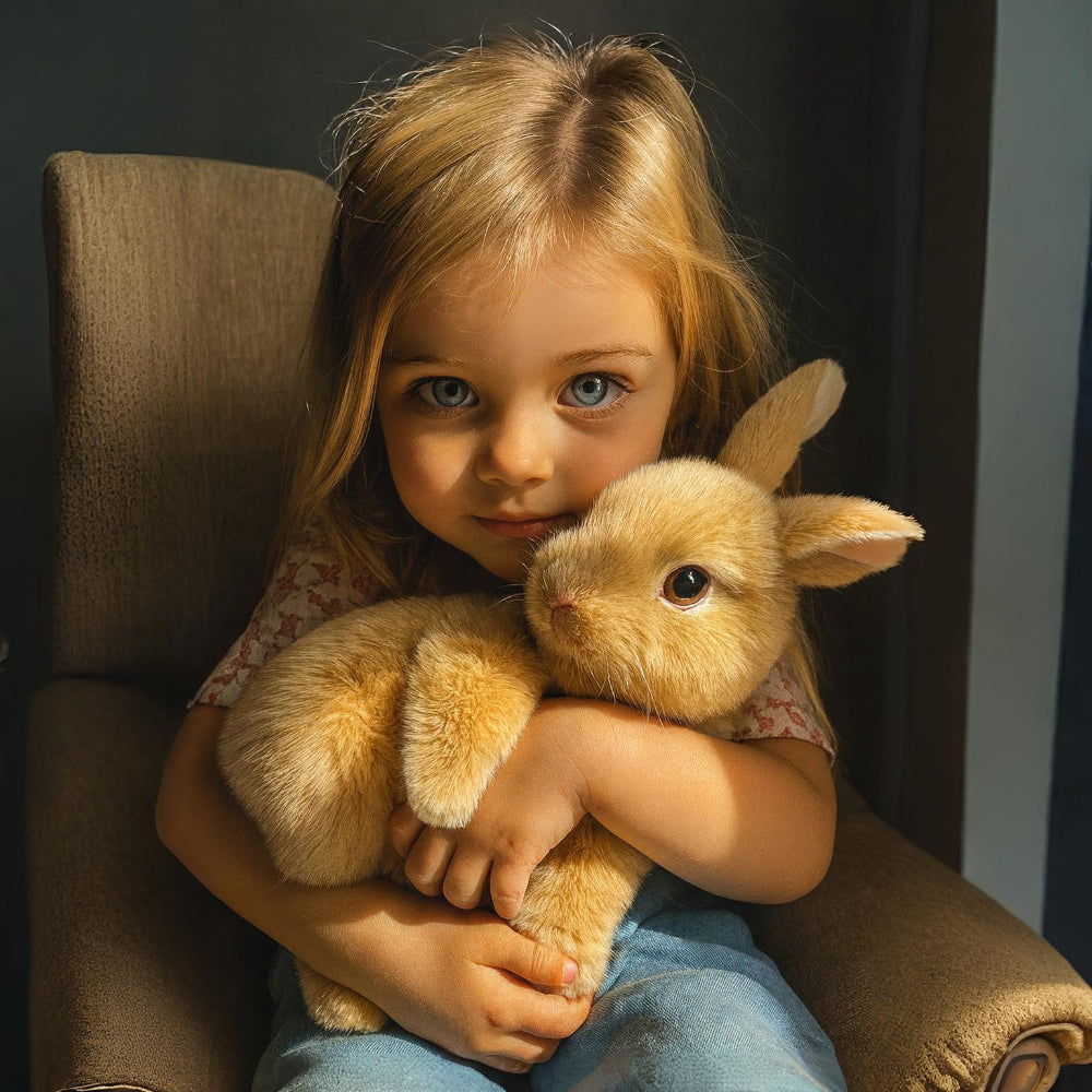 Bunny Toy Home Decor Lifelike Sitting