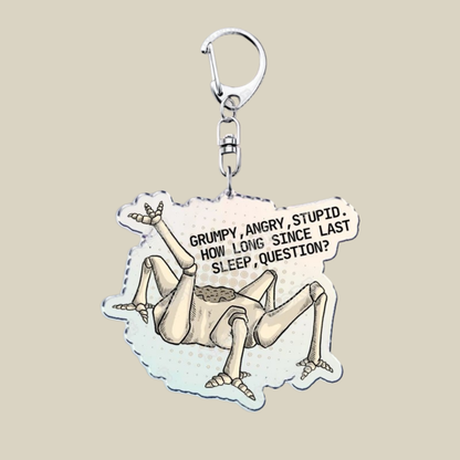 Bunnycat Keychain Funny Acrylic Charm Cute