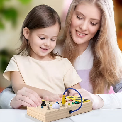 Busy Board Sensory Toy Wooden Activity Panel