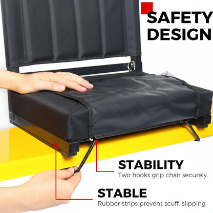 Stadium Seat Padded Folding Bleacher Chair
