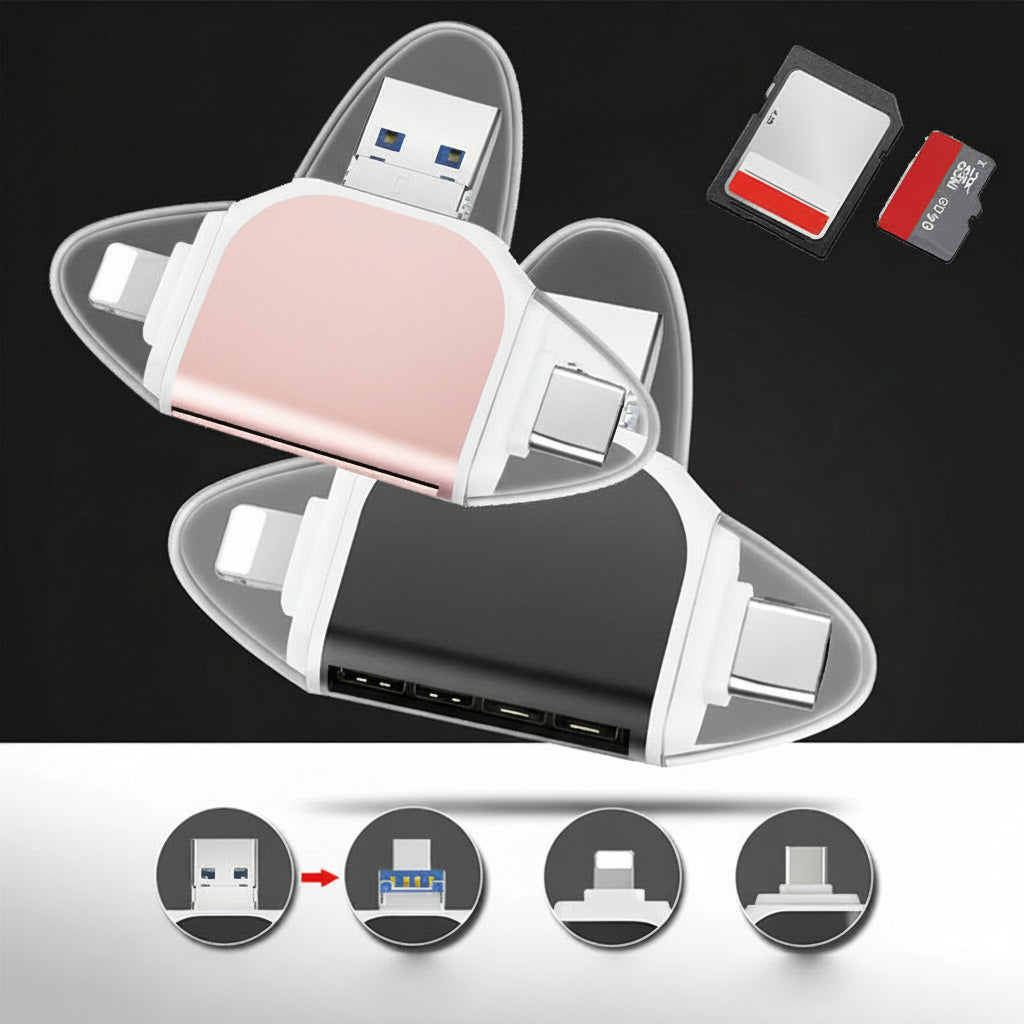 Card Reader 4 In 1 USB C