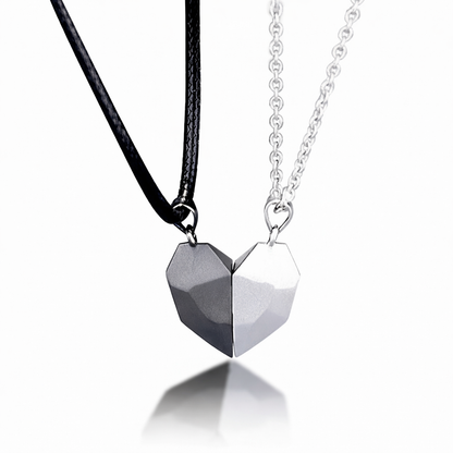 Necklace Couple Magnetic Heart