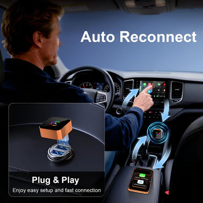 Carplay Adapter Wireless Mini USB Auto