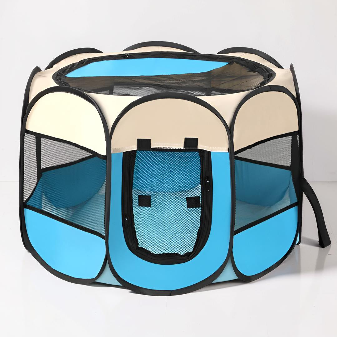 Cat Playpen Foldable Mesh Portable Pet Tent