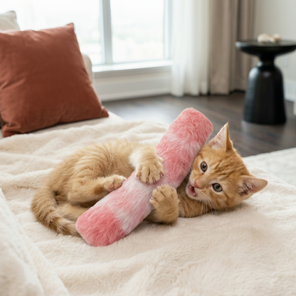 Cat Toy Catnip Pillow Plush Interactive Chew