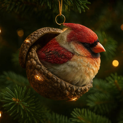Christmas Ornaments Woodland Animal Acorn