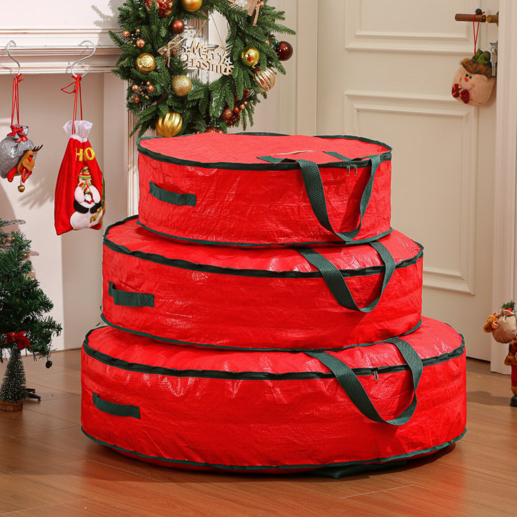 Ornament Storage Bag Polyester Christmas