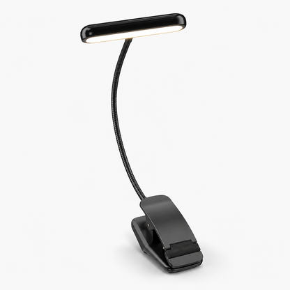 Clip Reading Light USB Rechargeable LED Flexible Neck
