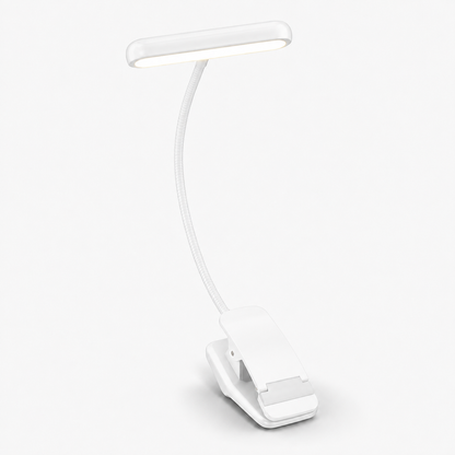 Clip Reading Light USB Rechargeable LED Flexible Neck