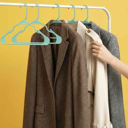 Clothes Hangers Plastic Set Heavy Duty Slim