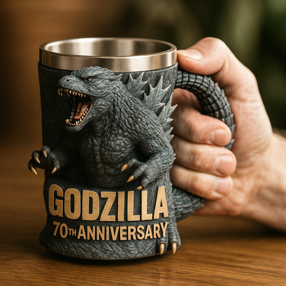 Coffee Mug Monster Figure 3D Sculpted