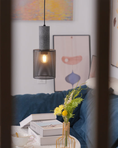 Urban Concrete Pendant Light Industrial LED