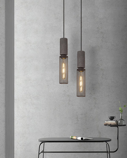 Urban Concrete Pendant Light Industrial LED