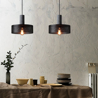 Urban Concrete Pendant Light Industrial LED