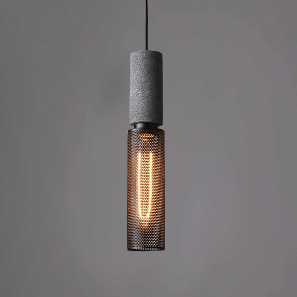 Urban Concrete Pendant Light Industrial LED