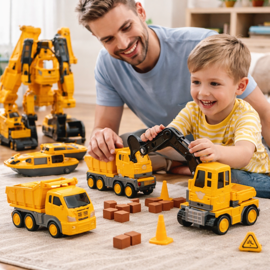 Toy Building Blocks Magnetic Vehicle Set