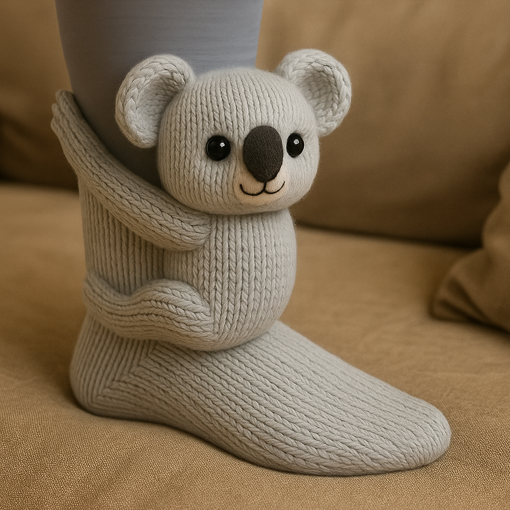 Socks Animal 3D House Non Slip Cozy