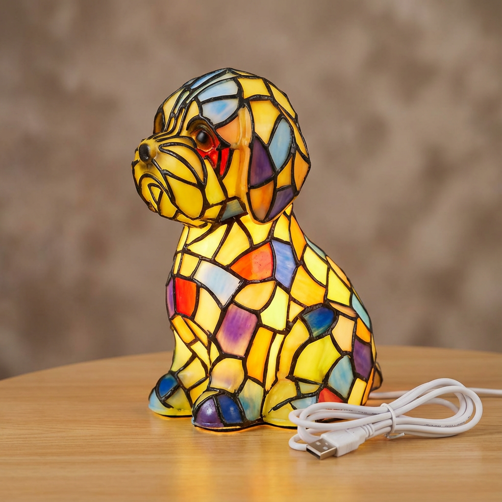 Table Lamp Modern Resin Figurine Ambient
