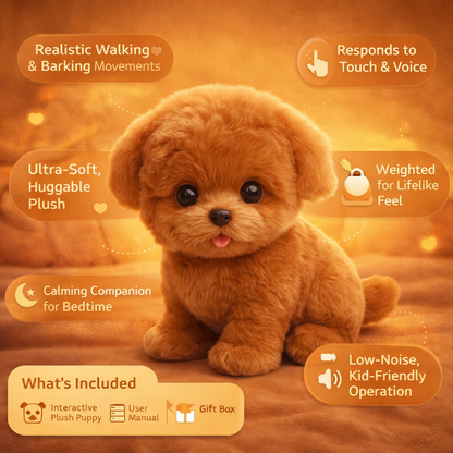Plush Toy Interactive Puppy Walking Barking