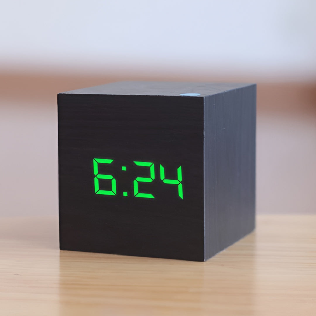 Digital Alarm Clock LED Display Desk