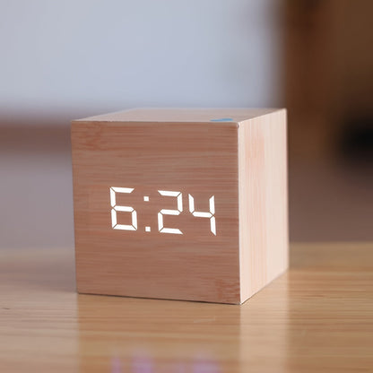 Digital Alarm Clock LED Display Desk