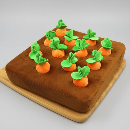 Dog Snuffle Mat Carrot Puzzle Toy Treat