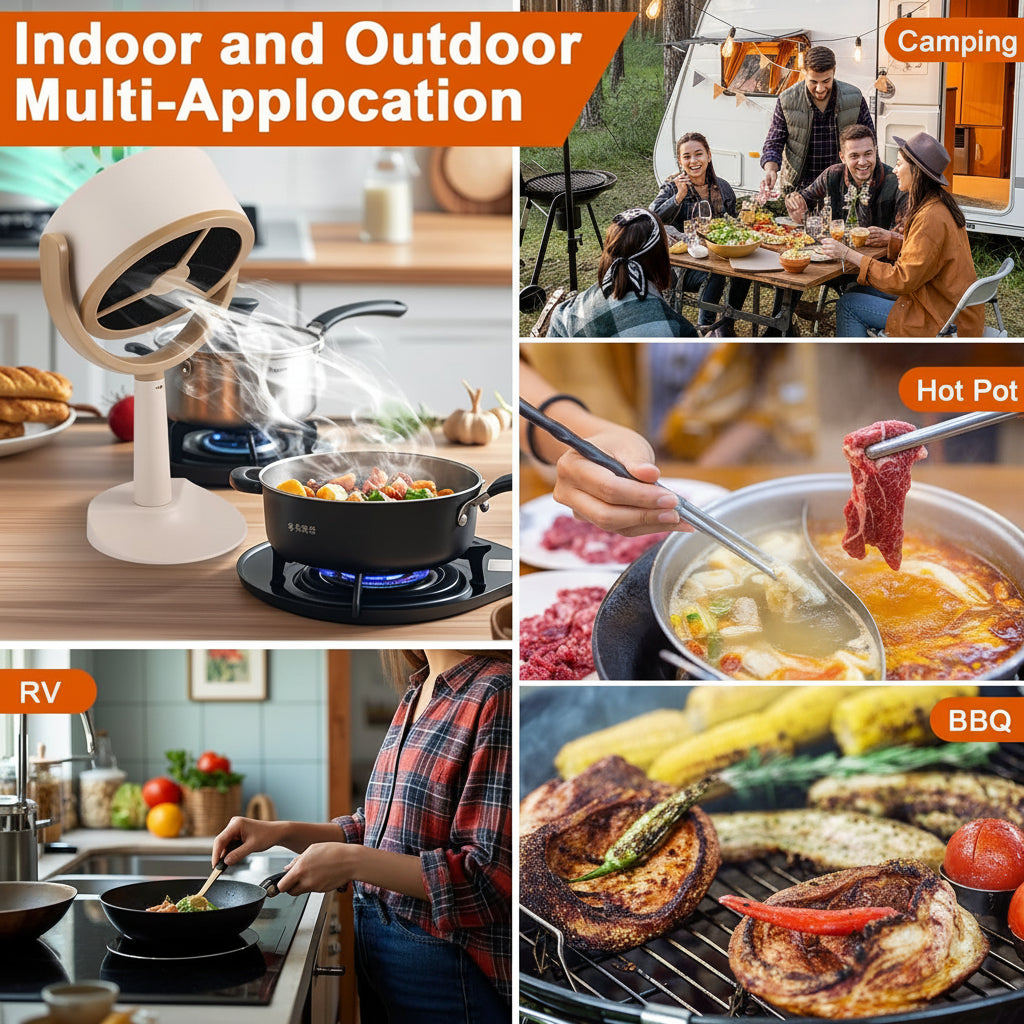 Portable Range Hood Rechargeable Kitchen